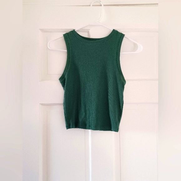 HOLISTER High-Neck Tank Green XS - Picture 2 of 4
